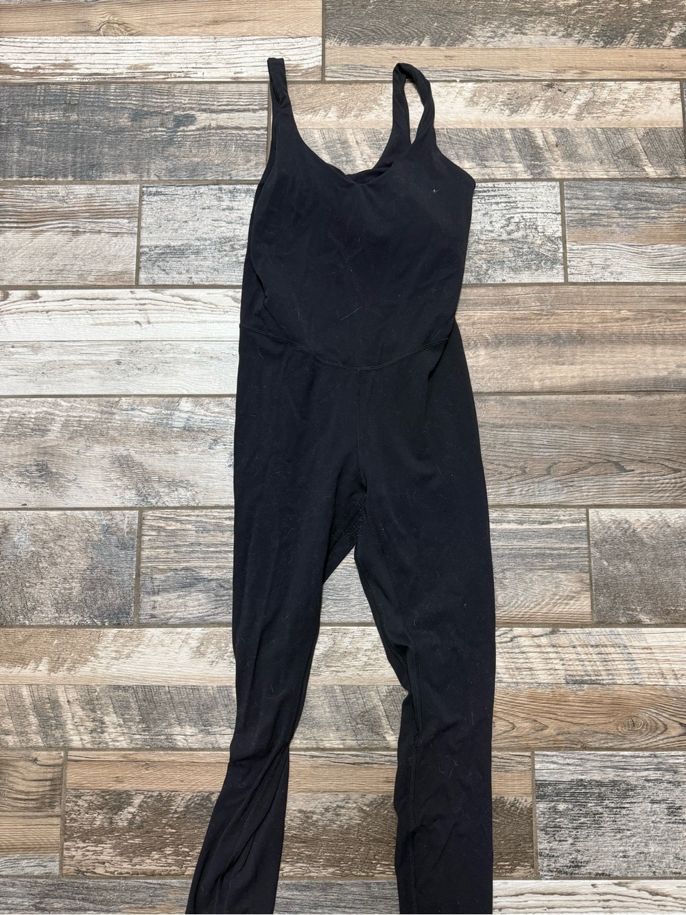 lululemon athletica Black Sleeveless Jumpsuit